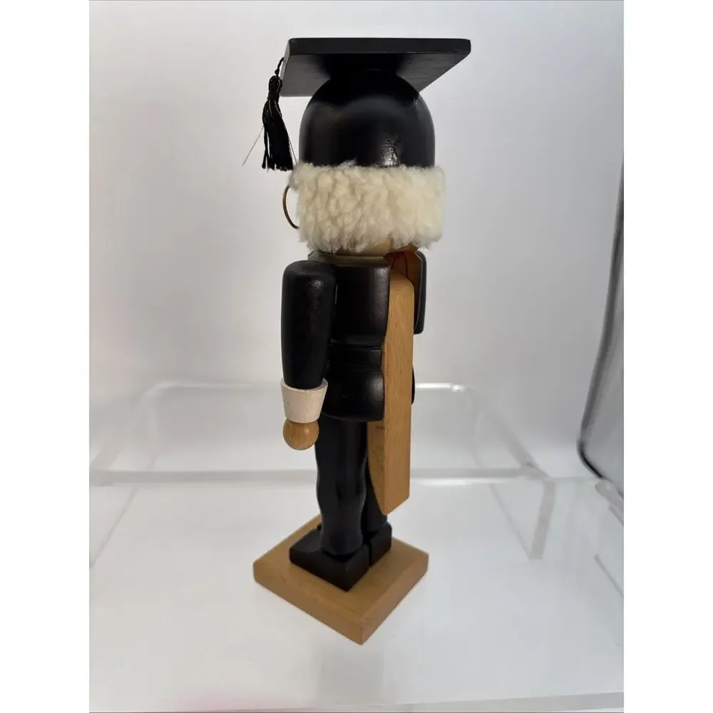 Christian Ulbricht Doctor Graduate Nutcracker Handmade Germany READ